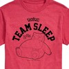 Men's - Pokémon - Snorlax Team Sleep Short Sleeve Graphic T-Shirt - 2 of 4