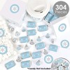 Big Dot of Happiness Winter Wonderland - Snowflake Holiday Party and Winter Wedding Candy Favor Sticker Kit - 304 Pieces - 2 of 4