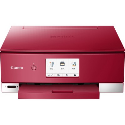 Canon PIXMA TS TS8320 Red Inkjet Multifunction Printer - Color - Copier/Printer/Scanner - 4800 x 1200 dpi Print - Automatic Duplex Print
