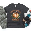 The Juniper Shop Harvest Market Pumpkins Local Organic Youth Short Sleeve Tee - L - Charcoal - 4 of 4