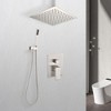 10-Inch Luxury Rainfall Shower Head: Complete Bathroom Shower System with Mixer, Wall-Mounted Combo Set - 3 of 4