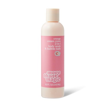 2-in-1 Bubble Body Wash - 8.11 fl oz - More Than Magic™ Orange Cream Crave