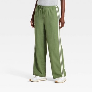 Pantalones Deportivos de Lino con Elástico para Mujer - Universal Thread™