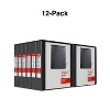 Staples Standard 1.5" 3-Ring View Binders Black 12/Carton (26437CT) 55398CT/26437CT - image 2 of 4