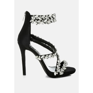 Korna Diamante Embellished Stiletto Women Heel - 1 of 4