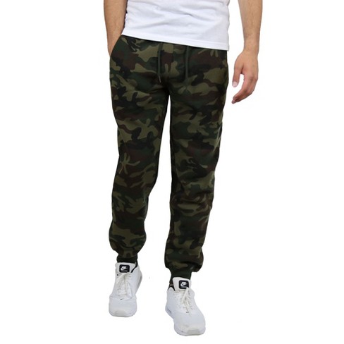 Galaxy By Harvic Men s Slim Fit Fleece Jogger Sweatpants Woodland M Target
