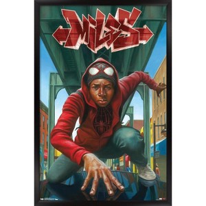 Trends International Marvel Comics - Spider-Man - Miles Framed Wall Poster Prints - 1 of 4
