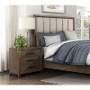 Dark Walnut Finish Nightstand of 3 Drawers Classic Design Bedroom Furniture 1pc - 4 of 4