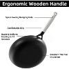 Nonstick Frying Pan, 8 Inch Skillets and Frying Pans with Removable Handle, Honeycomb Cooking Surface Cast Iron Pan Dishwasher Safe - 2 of 4