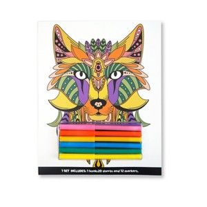 Complex Coloring Book with Markers Animal - Bullseye's Playground™ - 1 of 3