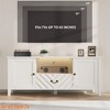 Television Stands for Living Room Entertainment Center w/Lights, Stands for 65 Inch Tv, TV Console Table w/2 Storage and 1 Drawer - 3 of 4