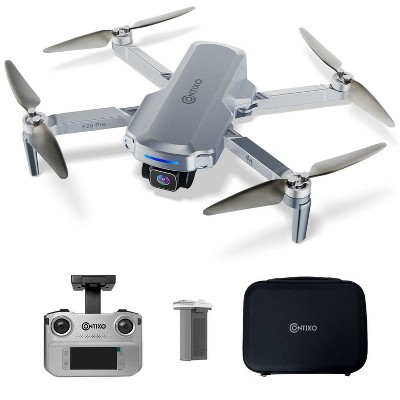 Contixo F28 Foldable GPS Drone - 2K FHD Camera with GPS Control and Selfie Mode - Follow Me, Way Point, & Orbit Mode -With Carrying Case