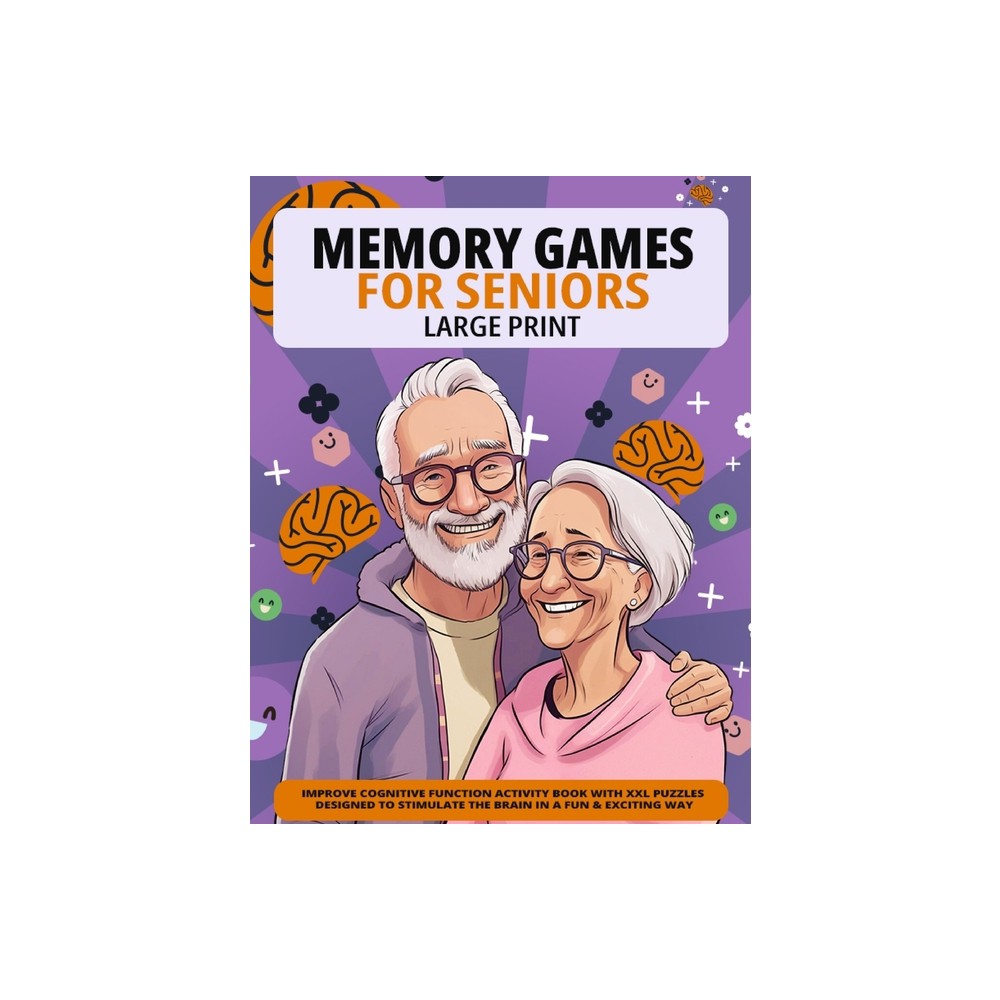 Large Print Memory Games For Seniors - by Hunter Publishing (Paperback)