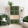 Sorbus 13 Inch Foldable Fabric Storage Cube Bin with Handles- for Organizing Home, Shelves, Nursery, Playroom, Closet and More - 4 of 4