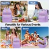 Generic Lunch Backpack Insulated Coolers Backpacks - Lunch Bag for Women Double Decker Lunch Box - 2 of 4