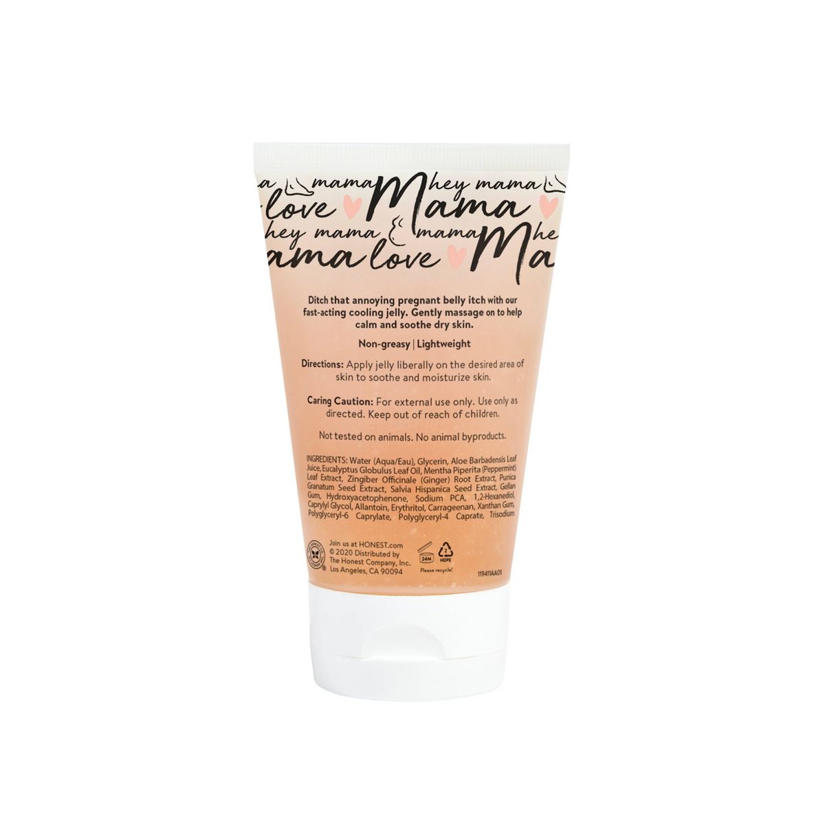 The Honest Company Honest Mama Body Chill Soothing Jelly with Aloe & Eucalyptus - 4 fl oz - thumbnail 2