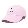 Dalix Moon Embroidered Crescent Astronomy Night Cotton Dad Hat Baseball Cap Adjustable Womens - 4 of 4