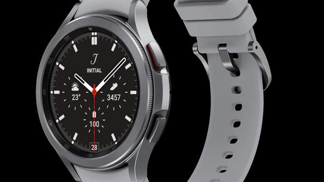 Samsung Galaxy Watch 4 Classic BT 46mm Smartwatch - Silver, 2 of 13, play video