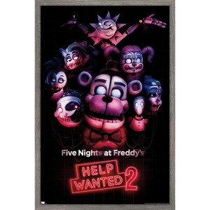 Trends International Five Nights at Freddy's: Help Wanted 2 - Key Art Framed Wall Poster Prints - 1 of 4