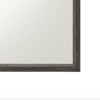 SEVOBAL Bathroom Vanity Mirrors Rectangular Mirror Sturdy with Weathered Gray Wood Trim Modern Minimalist Style Sturdy, Gray, 1"*39"*35" - 4 of 4