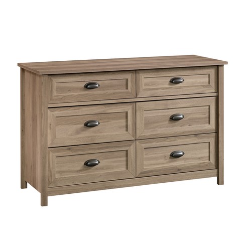 County Line Dresser Salt Oak Finish Sauder Target