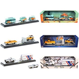 Auto Haulers Set of 3 Trucks Release 85 Limited Edition to 9600 pieces Worldwide 1/64 Die Cast Model Cars by M2 Machines - 1 of 4