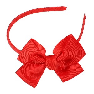 Unique Bargains Girl's Non-slip Fashion Bowknot Headband 0.35" Wide 1 Pc - 1 of 4