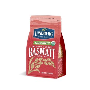 Lundberg Organic Long Grain California Brown Basmati Rice - 2lbs - 1 of 4