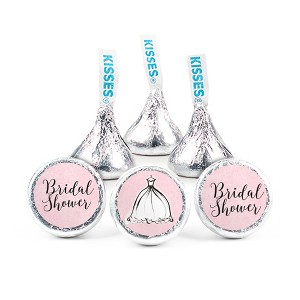 324ct Bridal Shower Stickers for Hershey's Kisses or Mints Party Favors - By Just Candy - 1 of 2