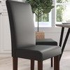 Merrick Lane Mid-Century Panel Back Parsons Accent Dining Chair - 4 of 4