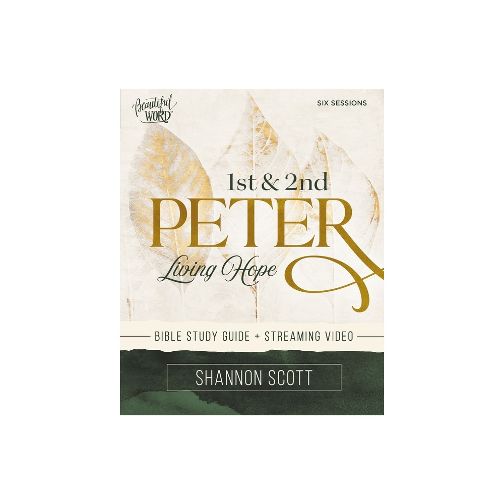 1 and 2 Peter Bible Study Guide Plus Streaming Video - (Beautiful Word Bible Studies) by Zondervan Publishing (Paperback)
