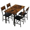 5-Piece Dining Set with a Table and Four Chairs - 3 of 4