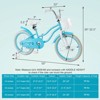 Infans 18" Kids Bike Toddler Bicycle w/Training Wheel Kickstand for 4-8 Years Blue - 2 of 4