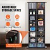 VEVOR Media Storage Cabinet, 8-layer DVD Shelf Holds up to 464 CDs, Adjustable CD Shelves 16 Compartments, Protects & Organizes Music, Movie - 3 of 4