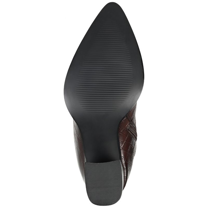Journee Signature Wide Calf Women's Genuine Leather Tru Comfort Foam™ Laila Boot, 6 of 11