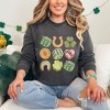 Simply Sage Market Women's St. Patrick's Charm Chart Long Sleeve Garment Dyed Tee - 2 of 4