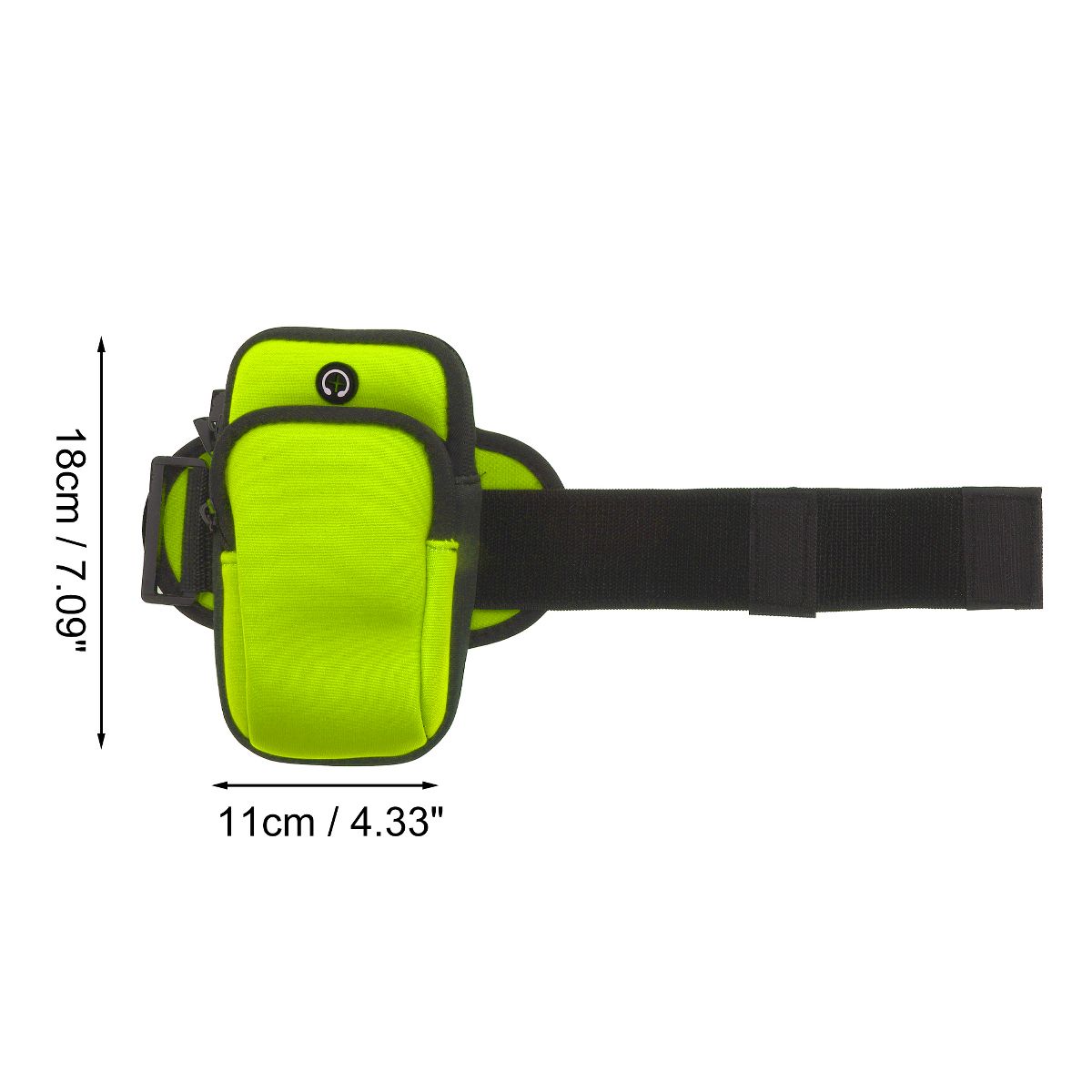 Unique Bargains Portable Phone Holder Arm Bands with Zipper 1 Pc - thumbnail 10