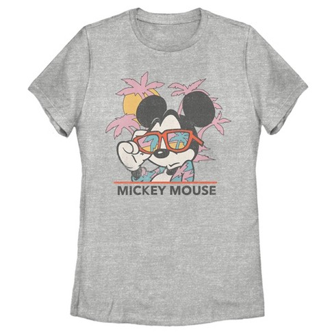 Women's Disney Mickey Mouse Short Sleeve Graphic T-shirt - White Xl : Target