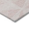 Blush And Pink Geometric Washable Indoor Outdoor Area Rug - 4 of 4