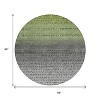 Fern Green And Gray Abstract Washable Indoor Outdoor Area Rug - 3 of 4