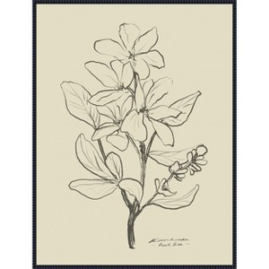 Amanti Art Floral 1 by Dan Hobday Canvas Wall Art Print Framed - 1 of 4