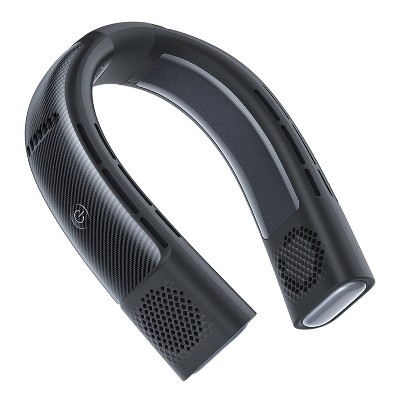 TORRAS® Portable Neck Fan, COOLiFY® SE Wearable Neck Air Conditioner, Bladeless, 5,000-mAh Rechargeable Battery in Black