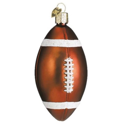 Old World Christmas Glass Blown Ornament for Christmas Tree, Football