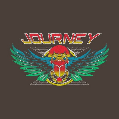 Мужские футболки Journey Men's Journey Short Sleeve Graphic T-Shirt - Dark Brown XXL — фото 2