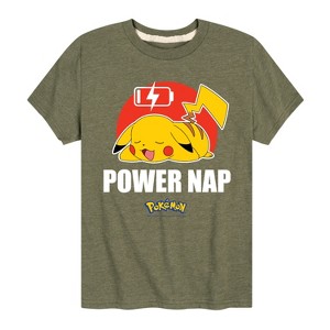 Boys' - Pokémon - Power Nap Short Sleeve Graphic T-Shirt - 1 of 4