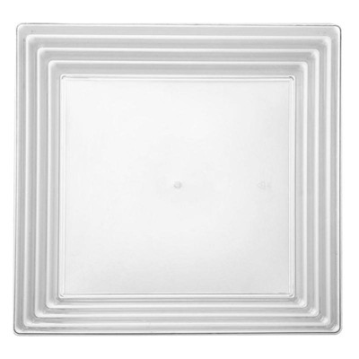 Smarty Had A Party 9 X 13 Clear Rectangular With Groove Rim Plastic  Serving Trays (24 Trays) : Target