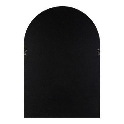 Gray Arched Wood Frame Vanity Mirror, 20 x 30
