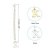 Unique Bargains Identification Handle Letter Charm Accessories Gold & Silver Tone 2 Pcs - 2 of 4