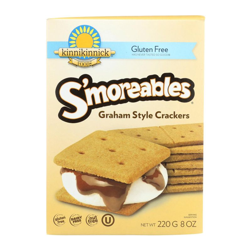 Kinnikinnick S'moreables Graham Style Crackers - Case of 6/8 oz, 2 of 7