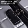 Luggage Set of 3, Suitcases with Spinner Wheels Hardside Expandable Luggage Suitcase Set with TSA Lock for Travel-Silver+Grey - 2 of 4